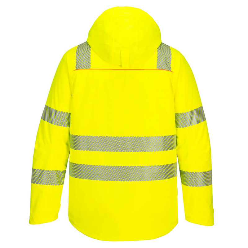 PARKA HAUTE VISIBILITÉ DX4 JAUNE / NOIR