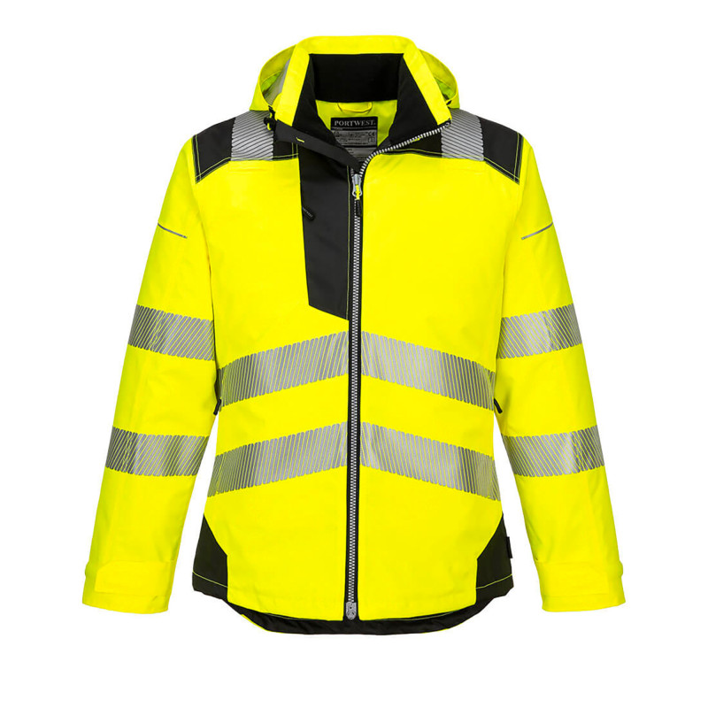 PARKA HIVER HAUTE VISIBILITÉ PW3 JAUNE / NOIR