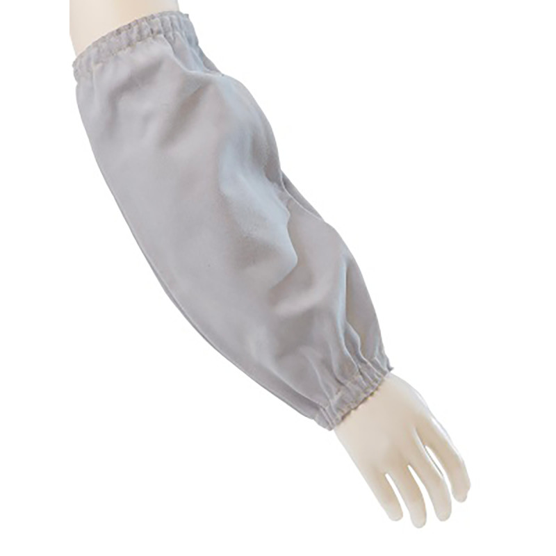 PAIRE DE MANCHETTE CUIR CROÛTE SOUDEUR 40CM