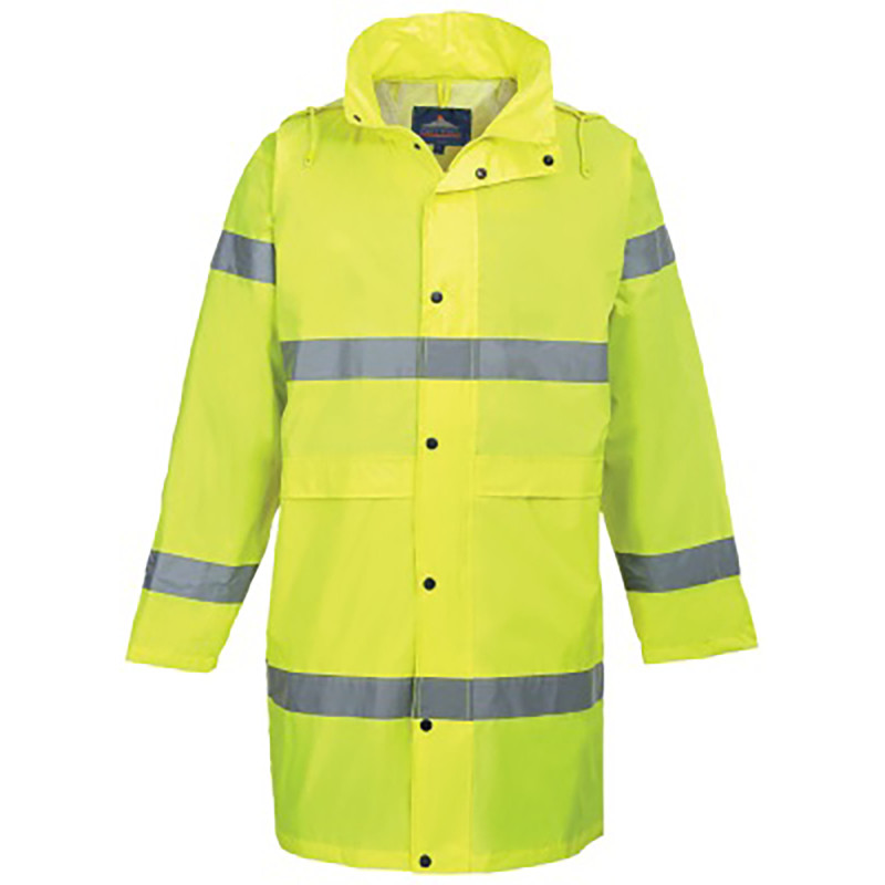 MANTEAU DE PLUIE HIVIS H442 JAUNE FLUO
