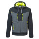 VESTE À CAPUCHE STRETCH DX4 GRIS METAL