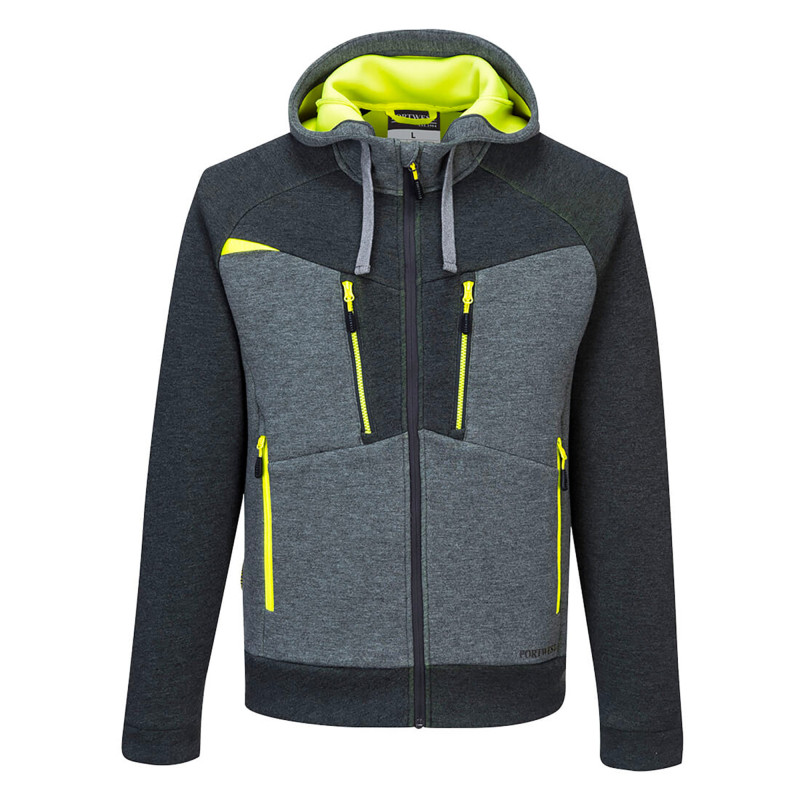 VESTE À CAPUCHE STRETCH DX4 GRIS METAL