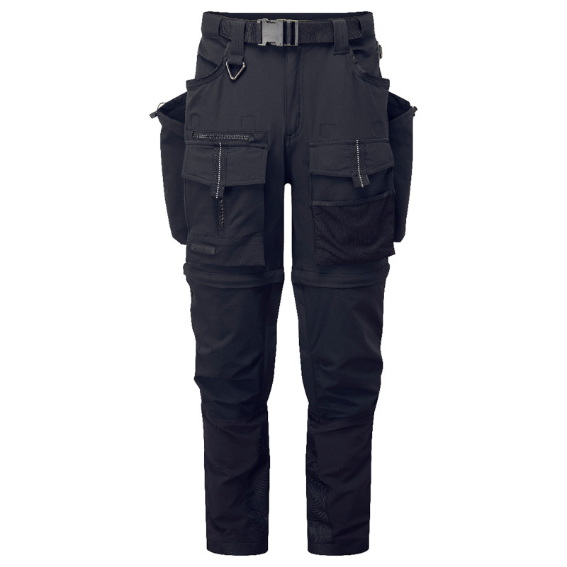 PANTALON MODULABLE ULTIME 3 EN 1 NOIR / JAUNE