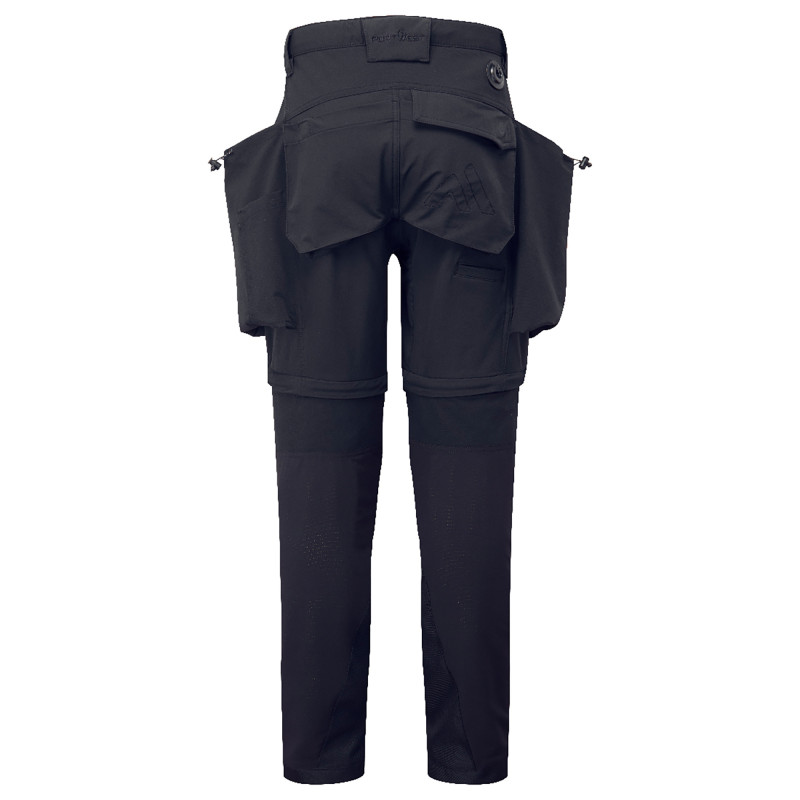PANTALON MODULABLE ULTIME 3 EN 1 NOIR / JAUNE