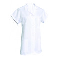 TUNIQUE MANUE MANCHES COURTES COTON BLANCHE