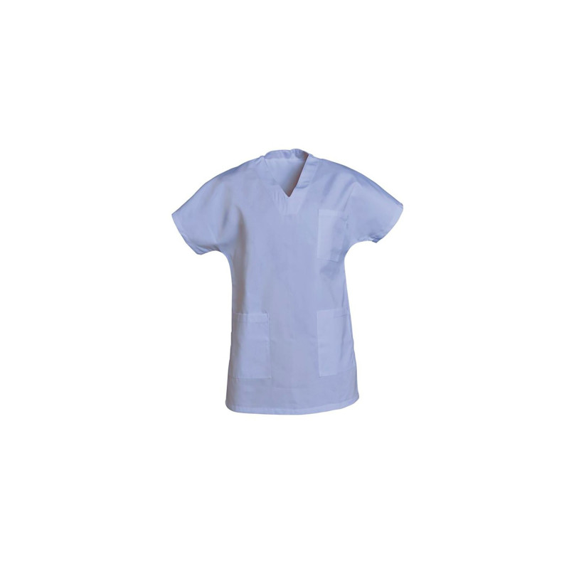 TUNIQUE HOMME FRANCOIS MANCHES COURTES BLEU CIEL