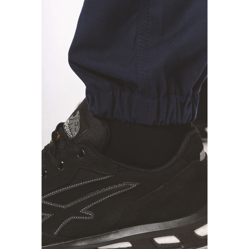 PANTALON CARGO UNISEXE  BAS ELASTIQUE / BANDE REFLECHISSANTE 

