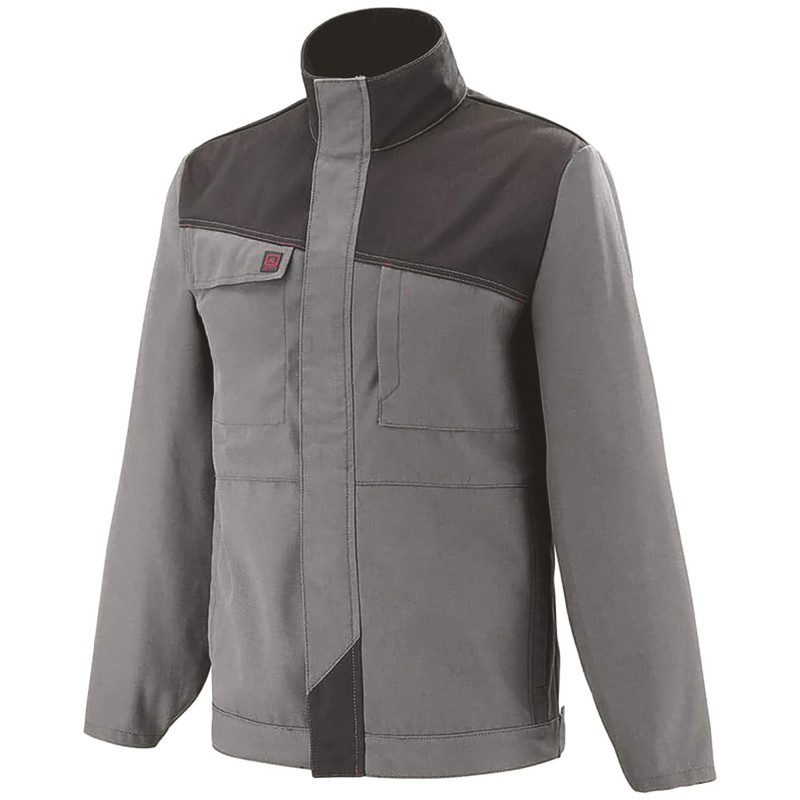 BLOUSON GRENAT  GRIS