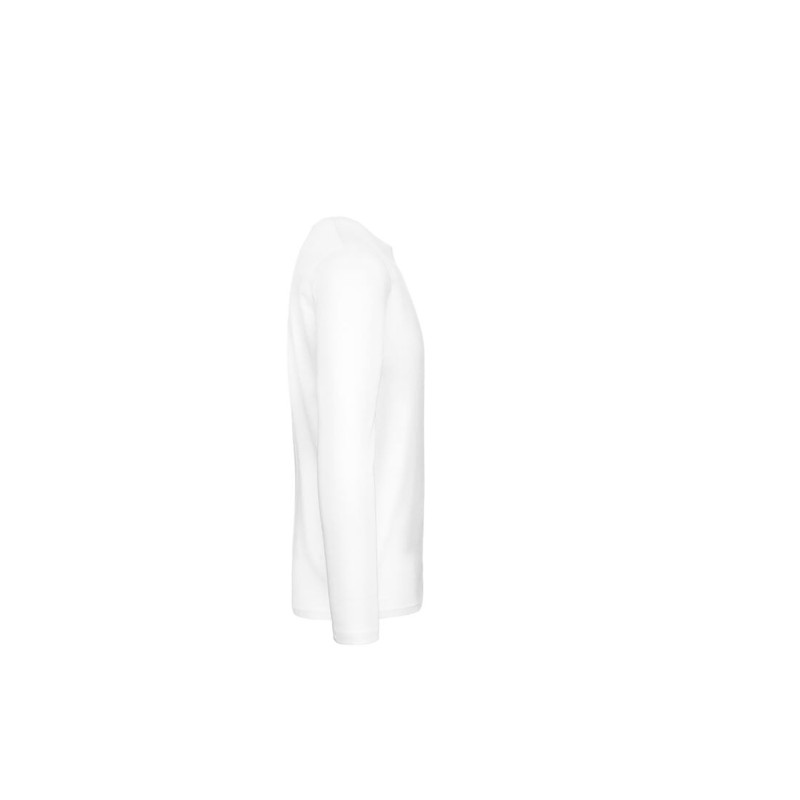 TEE-SHIRT BC07T ML COTON 185 G - BLANC