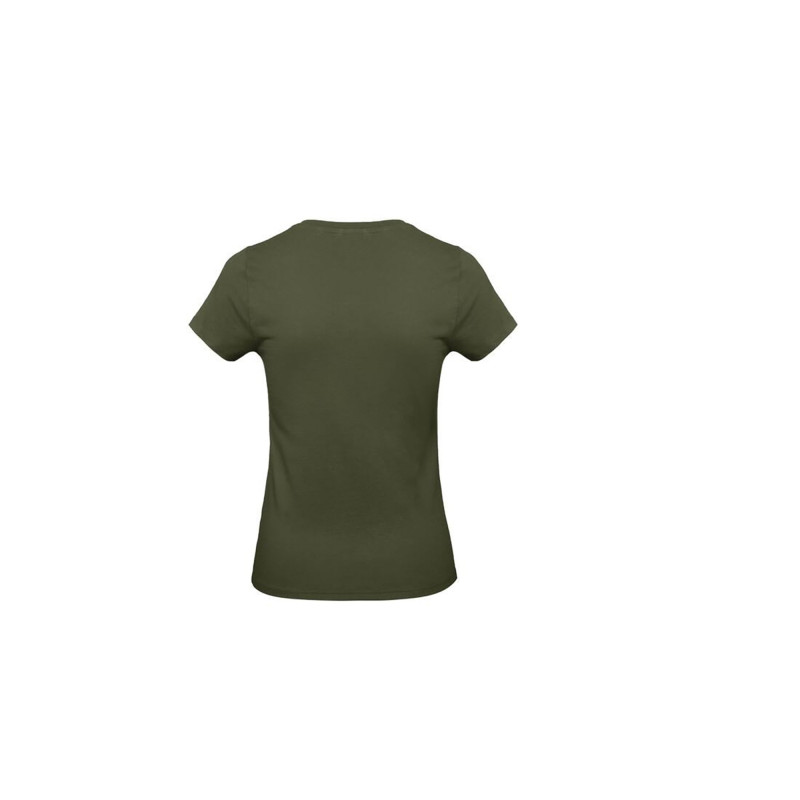 TEE-SHIRT FEMME 185G COL ROND URBAN KHAKI BC04T
