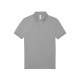 POLO HOMME BCU424 MC 180G SPORT GREY
