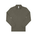 POLO HOMME ML BCU425 180G CAMO GREEN