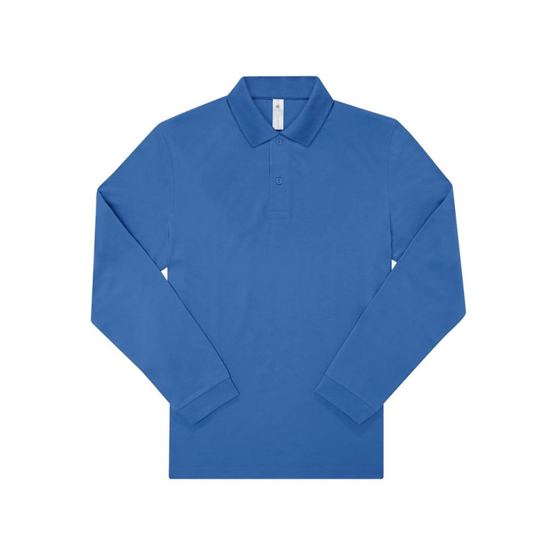POLO HOMME ML BCU425 180G ROYAL BLUE