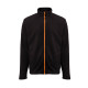 VESTE POLAIRE HOMME 300G BM700 NOIR/ORANGE