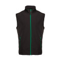 BODYWARMER SOFTSHELL PK330 NOIR/VERT KELLY