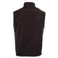 BODYWARMER SOFTSHELL 2 COUCHES PK330 NOIR/ORANGE