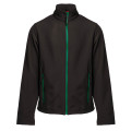 SOFTSHELL 2 COUCHES 300G PK776 NOIR/VERT KELLY