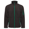 SOFTSHELL 3 COUCHES 340G PK768 NOIR/VERT KELLY