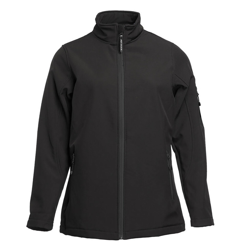 SOFTSHELL FEMME 3 COUCHES 340G PK769 NOIR/NOIR