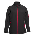 SOFTSHELL FEMME 340G 3 COUCHES PK769 NOIR/ROUGE