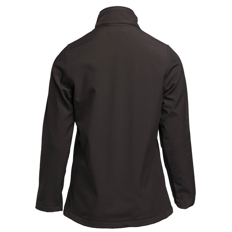 SOFTSHELL FEMME 340G 3 COUCHES PK769 NOIR/ROUGE