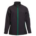 SOFTSHELL FEMME 3 COUCHES PK769 NOIR/VERT KELLY