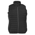 BODYWARMER BI-MATIERE FEMME PK317 NR/NR/SILVER