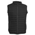 BODYWARMER BI-MATIERE HOMME PK316 NR/NR/SILVER