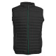 BODYWARMER BI-MATIERE HOMME PK316 NR/NR/VERT KELLY