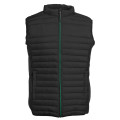 BODYWARMER BI-MATIERE HOMME PK316 NR/NR/VERT KELLY