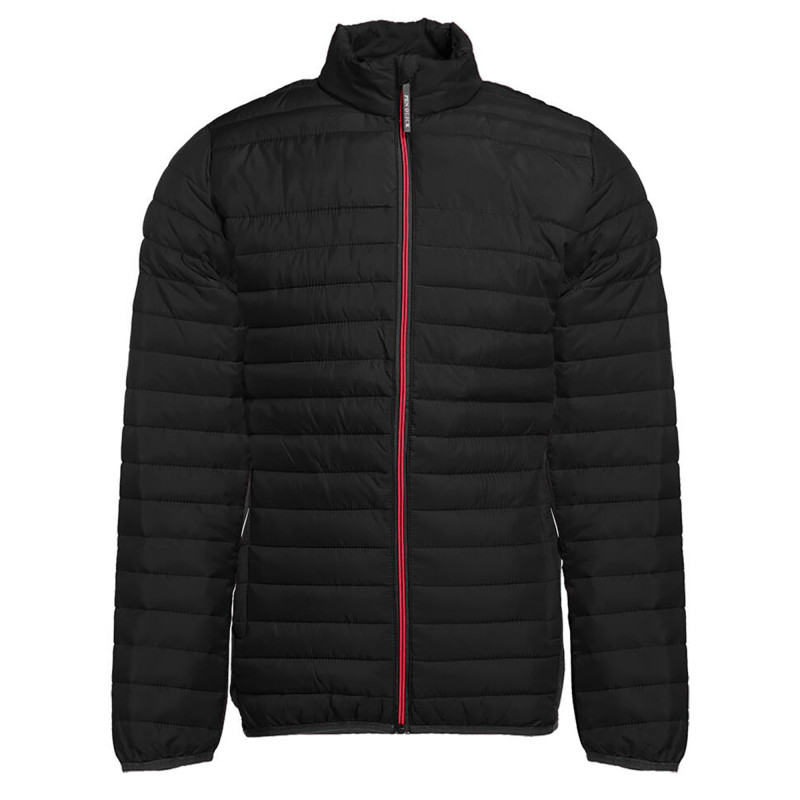 DOUDOUNE HOMME PK517 180G NOIR/NOIR/ROUGE