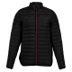 DOUDOUNE FEMME PK518 180G NOIR/NOIR/ROUGE
