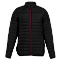 DOUDOUNE FEMME PK518 180G NOIR/NOIR/ROUGE