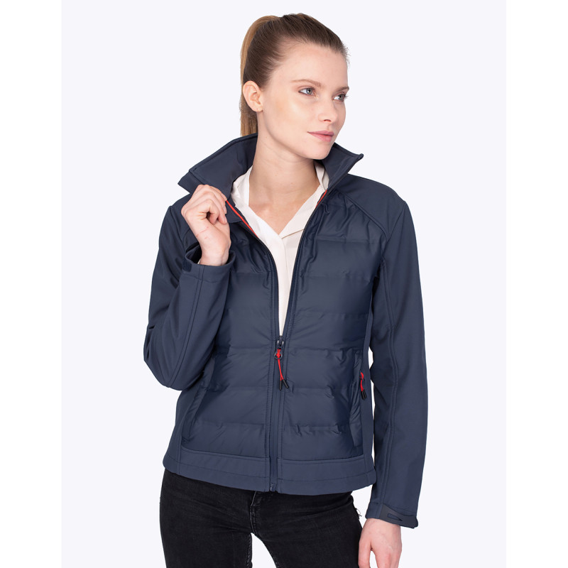 BODYWARMER SOFTSHELL FEMME XENA MARINE