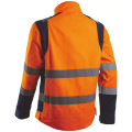 VESTE HIBANA HV ORANGE BLEU 270GR