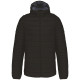 DOUDOUNE MANCHE ET CAPUCHE NOIR 340GR