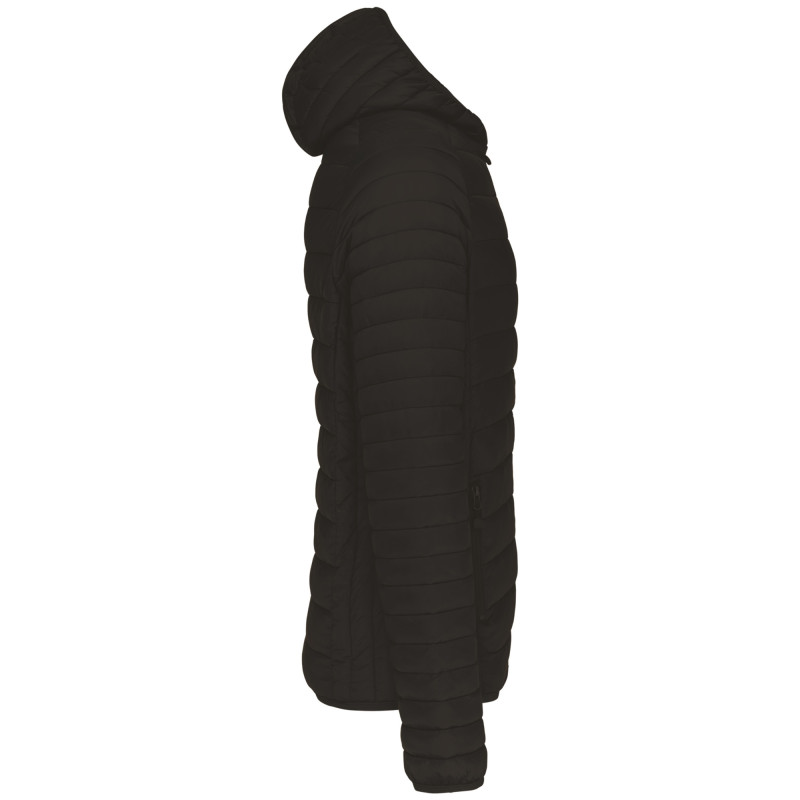 DOUDOUNE MANCHE ET CAPUCHE NOIR 340GR