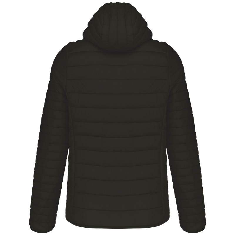 DOUDOUNE MANCHE ET CAPUCHE NOIR 340GR