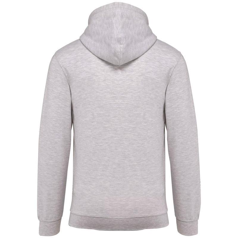 SWEATSHIRT ZIPPE CAPUCHE ASH HEATHER 
