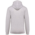SWEATSHIRT ZIPPE CAPUCHE ASH HEATHER 
