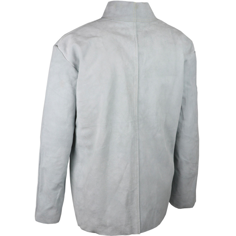 VESTE SOUDEUR CUIR CROUTE DE BOVIN