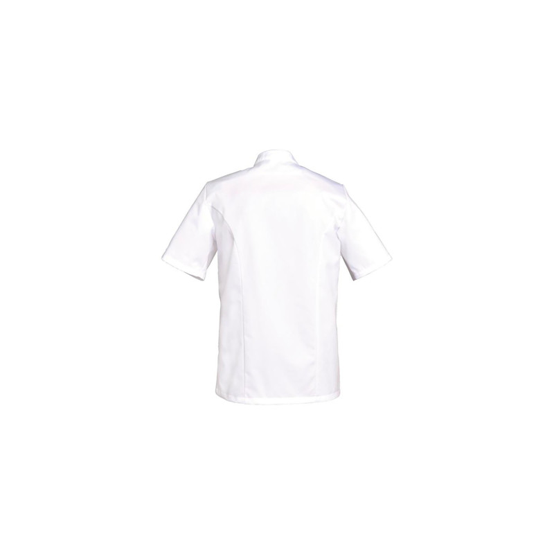 VESTE COOKIE MIXTE MANCHES COURTES BLANCHE