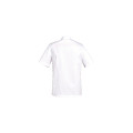 VESTE COOKIE MIXTE MANCHES COURTES BLANCHE