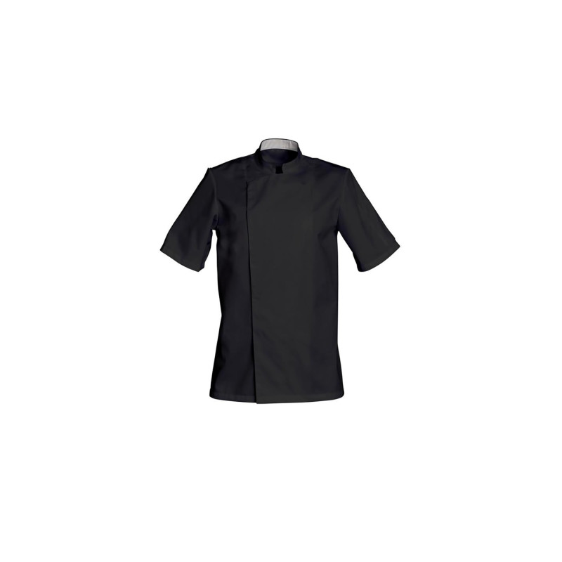 VESTE COOKIE MIXTE MANCHES COURTES NOIRE