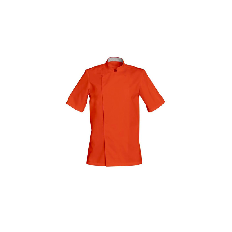 VESTE COOKIE MIXTE MANCHES COURTES ORANGE