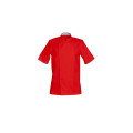 VESTE COOKIE MIXTE MANCHES COURTES ROUGE