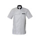 VESTE ALEX MIXTE MANCHES COURTES BLANCHE