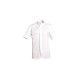 VESTE LUCAS COL OFFICIER MANCHES COURTES BLANCHE