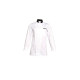 VESTE ALEX COL NOIR MANCHES LONGUES MIXTE BLANCHE