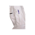 VESTE ALEX COL NOIR MANCHES LONGUES MIXTE BLANCHE